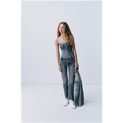 JEANS TRF RECTOS TIRO MEDIO