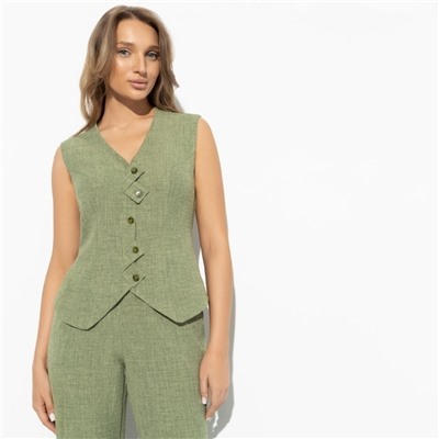 Жилет, Стильная львица (green)