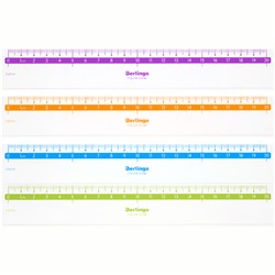 Линейка 20см Berlingo "Color", пластиковая, прозрачная