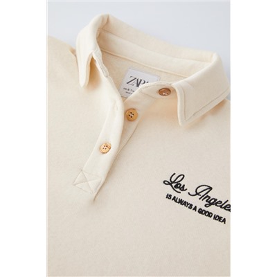 SUDADERA POLO BORDADO