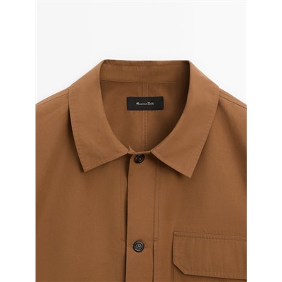 Sobrecamisa popelín bolsillo pecho