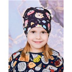Шапка летняя ПОНЧИКИ цв.Синий
