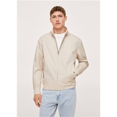 Chaqueta bomber impermeable -  Hombre | MANGO OUTLET España