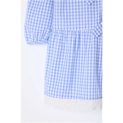 Blue Plaid/Pötikareli Bow Subl