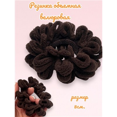 Резинка объемная класса Петля велюровая 5 шт Р13
