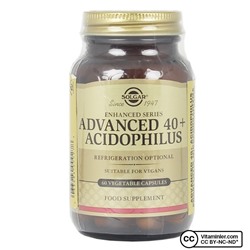Solgar Advanced 40+ Acidophilus 60 капсул