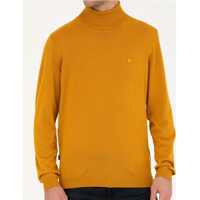 Safran Slim Fit Fisherman Shece Sheam Смешанный базовый вязаный свитер