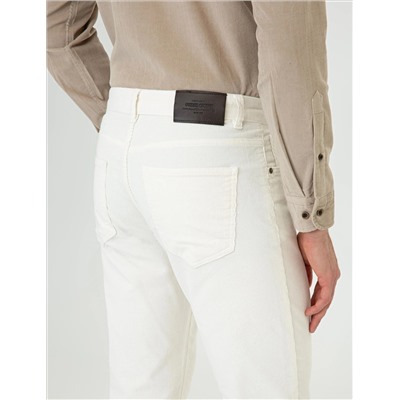 Ecru Slim Fit Canvas брюки