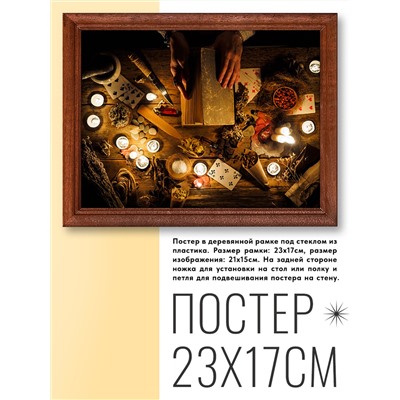 POSG-0053 Постер в рамке 23x17см Книга предсказаний