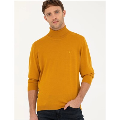 Safran Slim Fit Fisherman Shece Sheam Смешанный базовый вязаный свитер