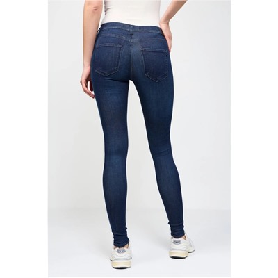 Vaquero skinny fit de tiro alto Stella - Azul