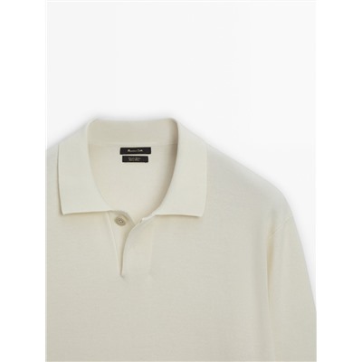 Jersey cuello polo punto milano