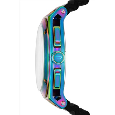 Reloj de cuarzo de silicona - 
Cronógrafo - Negro