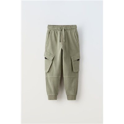 PLUSH CARGO TROUSERS