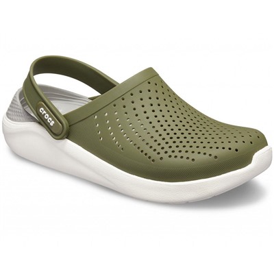 LiteRide Clog Army Green/White