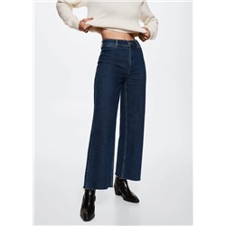 Jeans culotte tiro alto -  Mujer | MANGO OUTLET España
