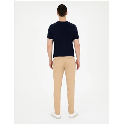 Camel Amelor Slim Fit Canvas брюки