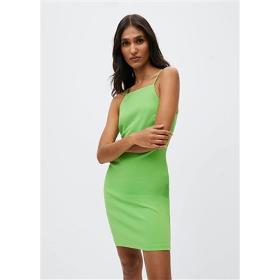 Vestido entallado canalé -  Mujer | MANGO OUTLET España