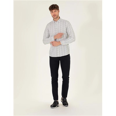 Haki Slim Fit рубашка с длинным рукавом