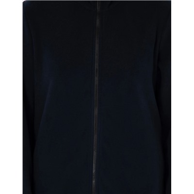 Navy Blue Comfort Fit Polar Cardigan
