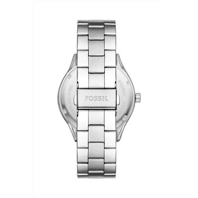 Reloj de cuarzo de acero - Plateado y azul marino