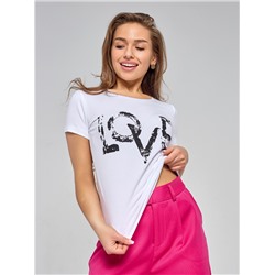 Футболка "LOVE -2"(БЕЛ)