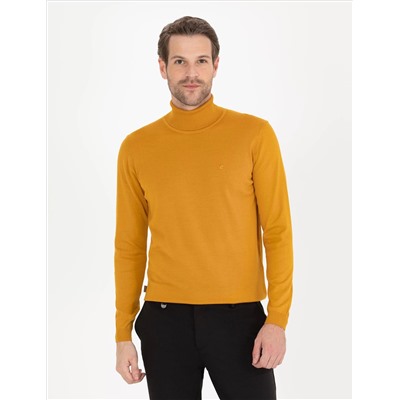Safran Slim Fit Fisherman Shece Sheam Смешанный базовый вязаный свитер