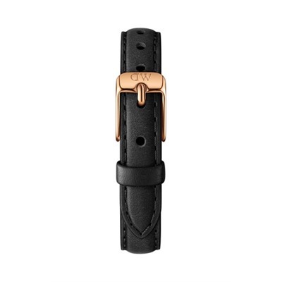 Reloj de cuarzo de piel y chapado en oro rosa Petite Sheffield