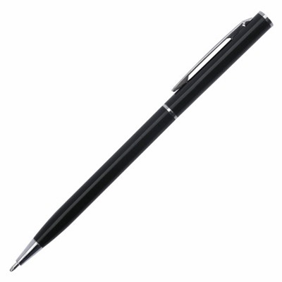 Ручка подарочная шариковая BRAUBERG "Delicate Black", корпус черный, узел 1 мм, линия письма 0,7 мм,синяя, 141399