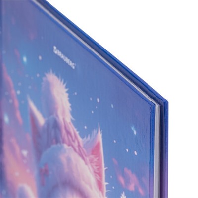 Дневник 1-11 класс 40 л., твердый, BRAUBERG, глянцевая ламинация, Winter Cat, 107169