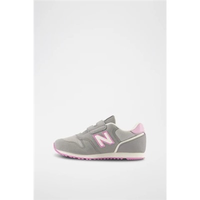 Zapatillas 373 - Gris y rosa