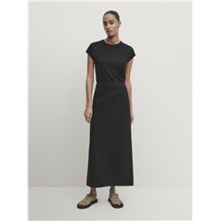 Falda denim carpenter straight