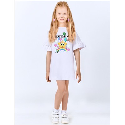 Платье для девочки KETMIN STAR MINI цв.Белый