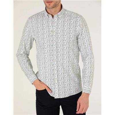 Haki Slim Fit рубашка с длинным рукавом