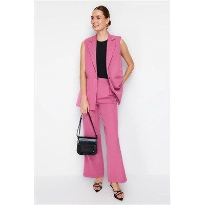 LILA обычная плетение плесени и широкие ноги/широкие брюки PACA SET TWOSS24AU00019
