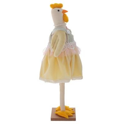 Игрушка набивная "Курочка", L10 W10 H32 см