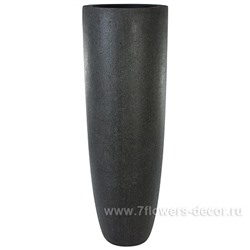 Кашпо полистоун Nobilis Marco "Rock2-gray Vase", D48хH150 см с тех.горшком