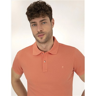 Pink Slim Fit Polo Yaka Mercerized T -For