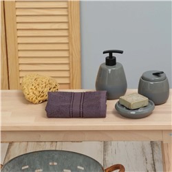 Полотенце Karaca Home Daily Soft Антрацит 100% Хлопок 30x50 см