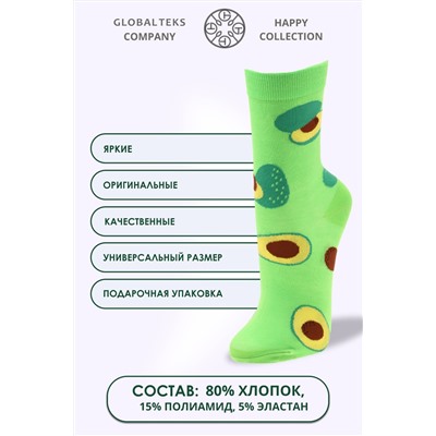 Носки женские в банке GL1709 Crazy fruit