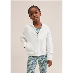 Sudadera capucha crop -  Niña | MANGO OUTLET España