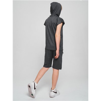 Спортивный костюм летний для мальчика серого цвета 703Sr
