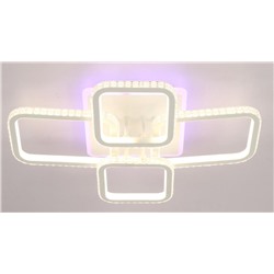 Стационарный светильник / LED-люстра потолочная. Цвет: белый (220W / 590*420*125)" / LED white + yellow 3000K~6500K / K26028W/2+2 / уп 1