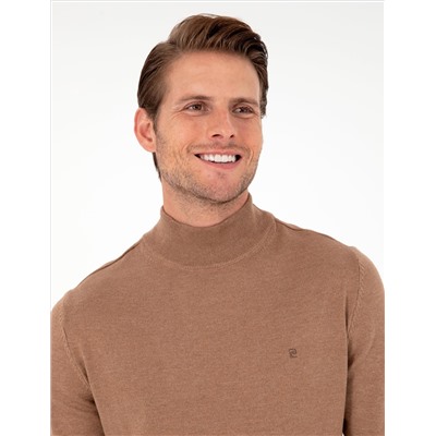 Camel Melanj Slim Fit Half Fisherman воротник Основной вязаный свитер