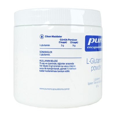 Pure Encapsulations Порошок L-глютамина 227 гр