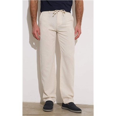 Брюки лен F111-0855 natural linen
