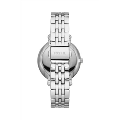 Reloj de cuarzo de acero Jacqueline - Plateado