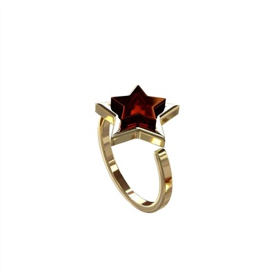 Кольцо серебряное с янтарём R10010ZK