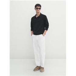 Jersey cuello polo punto milano