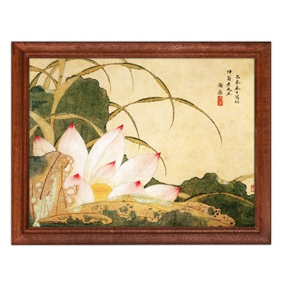 POSG-0171 Постер в рамке 23x17см Xie Sun - Лотос